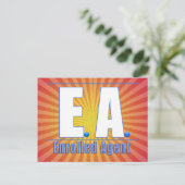 EA LOGO1 ENROLLED AGENT POSTKARTE (Stehend Vorderseite)