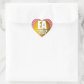 EA LOGO ENROLLED AGENT Herz-Aufkleber (Tasche)