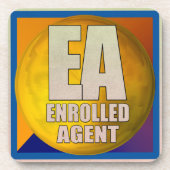 EA LOGO ENROLLED AGENT UNTERSETZER (Vorderseite)
