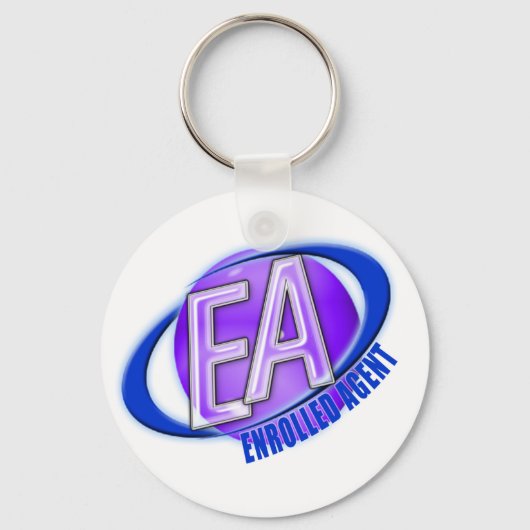 EA ORB SWOOSH LOGO - ENROLLED AGENT SCHLÜSSELANHÄNGER (Vorderseite)