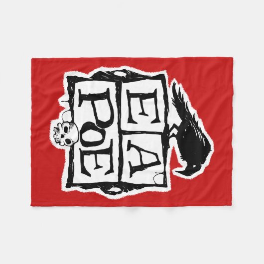 EA Poe packt Fleece-Decke ein Fleecedecke (Vorderseite (Horizontal))