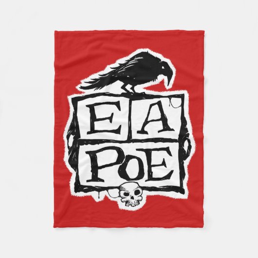 EA Poe packt Fleece-Decke ein Fleecedecke (Vorderseite)