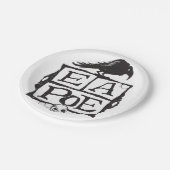 EA Poe packt PapierTeller ein (Schrägansicht)