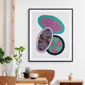 EA Séguy botanische Blume-Plakat Poster