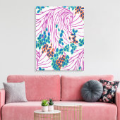 EA Séguy botanische Premium Wrapped Canvas Leinwanddruck (Insitu (Wohnzimmer))