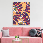 EA Séguy botanische Premium Wrapped Canvas Leinwanddruck (Insitu (Wohnzimmer))