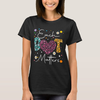 Each Dot Matters Polka Dot Lover Happy Dot Day T-Shirt