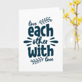 Each Other With Love Karte (Gelbe Blume)