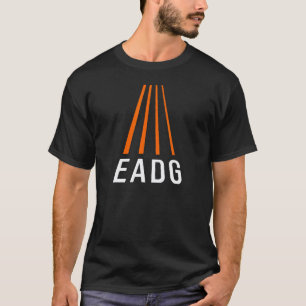 EADG 4 Saiten Bass-Gitarrenspieler Bassist Perspek T-Shirt