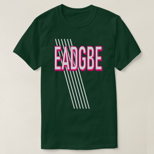 EADGBE1 T-Shirt (Design vorne)