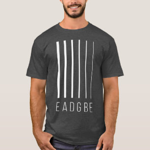 EADGBE 6 String Guitar Player & Gitarrist - Cool 6 T-Shirt