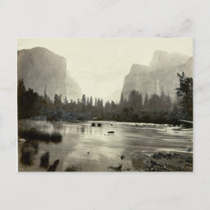 Eadweard J. Muybridge Valley of the Yosemite Postkarte
