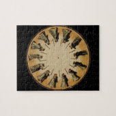 Eadweard Muybridge Paare Waltzing Phenakistoscope Puzzle (Horizontal)