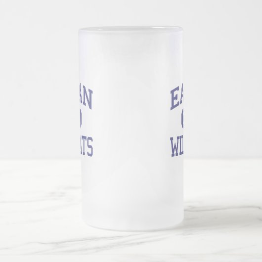 Eagan - Wildkatzen - Highschool - Eagan Minnesota Mattglas Bierglas (Mittel)