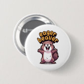 Eager Beaver Button (Vorne & Hinten)