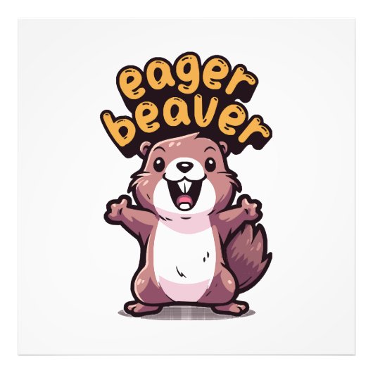 Eager Beaver Fotodruck (Vorne)