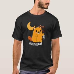 Eager Beaver Hütte Core Camping Moonlight Außenber T-Shirt