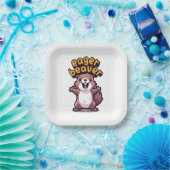 Eager Beaver Pappteller (Party)