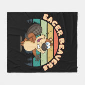 Eager Beavers Fleecedecke (Vorderseite (Horizontal))