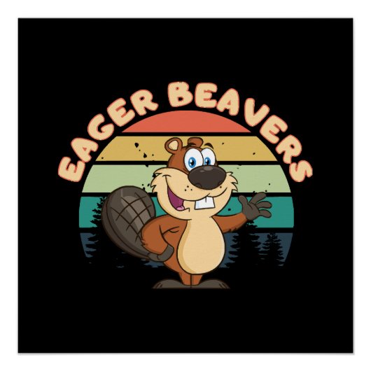 Eager Beavers Poster (Vorderseite)