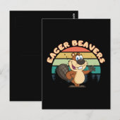 Eager Beavers Postkarte (Vorne/Hinten)