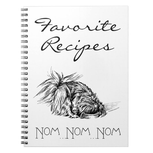 Eager Eater Peke Notizblock (Vorderseite)