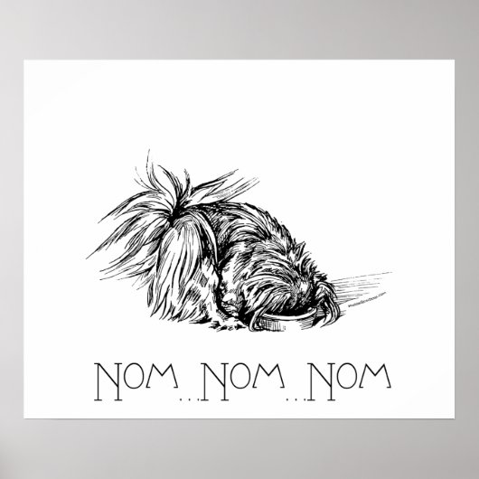 Eager Eater Peke Poster (Vorne)