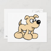 Eager Hund Postkarte (Vorne/Hinten)