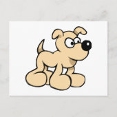Eager Hund Postkarte (Vorderseite)