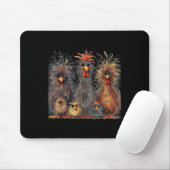 Eagerlys farbenfrohe Funny Funny Chicken Art Mousepad (Mit Mouse)