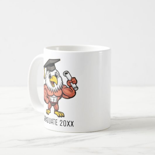 Eagle Abschluss Kaffeetasse (Vorderseite Links)