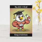 Eagle Abschluss Karte (Gelbe Blume)