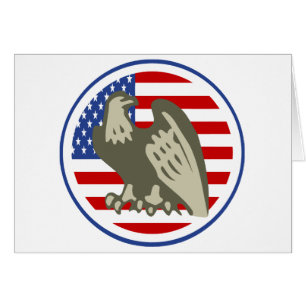 Eagle American Flag