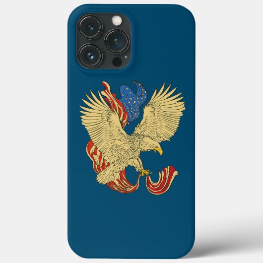 Eagle American Flag  Case-Mate iPhone Hülle (Rückseite)