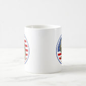 Eagle American Flag Kaffeetasse (Mittel)