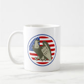 Eagle American Flag Kaffeetasse (Links)