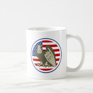 Eagle American Flag Kaffeetasse