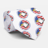 Eagle American Flag Krawatte (Gerollt)