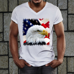 Eagle American Flag T - Shirt