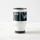 Eagle an der Aufmerksamkeit; Alaska Reisebecher (Mittel)