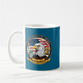 Eagle And Flag 1776-2026 250th Birthday America Kaffeetasse (Links)