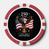 Eagle and Flag 250 Years of America 1776-2026 Pokerchips (Vorderseite)