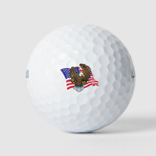 Eagle-and-Flag Golfball (Vorderseite)