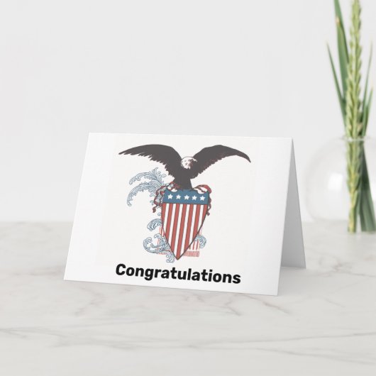 Eagle and Shield New U.S. Citizen Card Karte (Vorderseite)