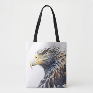 Eagle Animal Portrait Nature Wildlife Malerei Tasche