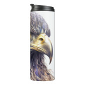 Eagle Animal Portrait Nature Wildlife Malerei Thermosbecher (Nach rechts gedreht)