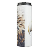 Eagle Animal Portrait Nature Wildlife Malerei Thermosbecher (Rückseite)