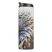 Eagle Animal Portrait Nature Wildlife Malerei Thermosbecher (Nach rechts gedreht)
