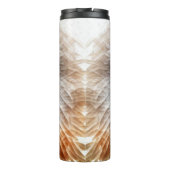 Eagle Animal Portrait Nature Wildlife Malerei Thermosbecher (Rückseite)