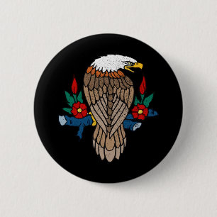 Eagle Art Button